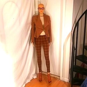 🔥 Like New Maginn Camel Suede Moto Jacket